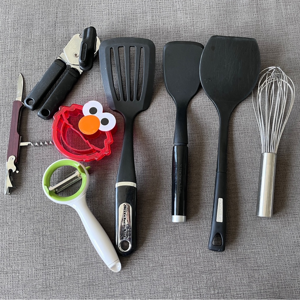 Kitchenaid Calpholon Black Kitchen Utensil Set